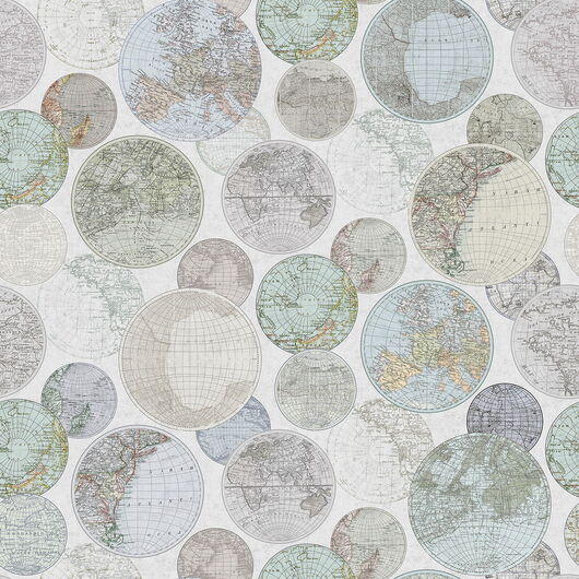 REBEL WALLS 1208804DP Globes Gathering, Dew - indiv. Digitaldruck, Motiv fortsetzbar