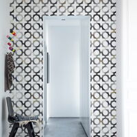 REBEL WALLS 1222676DP Patchwork Play, Grey - indiv. Digitaldruck, Motiv fortsetzbar