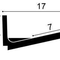 ORAC C352 Indirekte Beleuchtung - 200 x 17,1 x 7,6cm (VE = 16Mt)