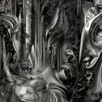 MUANCE DUSK 1340300DP - indiv. Digitaldruck - Forest of Silk