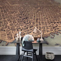 REBEL WALLS 1222639DP A City Rises - indiv. Digitaldruck, Motiv fortsetzbar