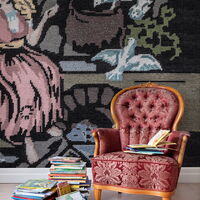 REBEL WALLS 1222764DP By the Fireplace - indiv. Digitaldruck, Motiv fortsetzbar