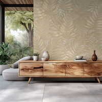 MUANCE IVORY 1375980DP - indiv. Digitaldruck - Palm Reverie