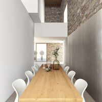 SIBU - LUXEWALLS 28767 WP LANE METALLIC USED Titan NA - 260cm x 100cm x 4,5mm, nicht rollbar