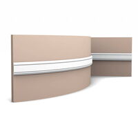 ORAC PX144 Wandleiste - 200 x 0,8 x 4,7cm (VE = 100Mt)