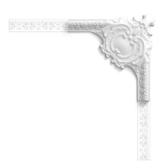 ORAC P3020A Eckstück für P3020 - 42,5 x 42,5 x 4cm (VE = 2St)