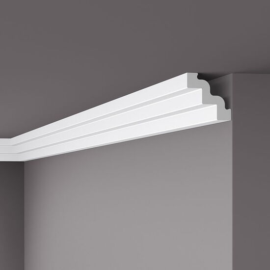 nmc ST3 NOMASTYL Deckenleiste - 2000 x 75 x 75 mm (VE = 84m)