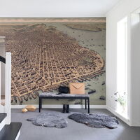 REBEL WALLS 1222639DP A City Rises - indiv. Digitaldruck, Motiv fortsetzbar