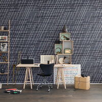 REBEL WALLS 1222673DP Note Sheets, Denim - indiv. Digitaldruck, Motiv fortsetzbar