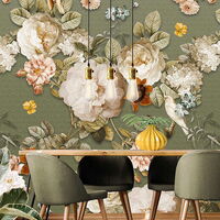 FLORAL UTOPIA 1266039 Wandbild, 4 Panele 0,5 x 2,8m (BxH) Vlies