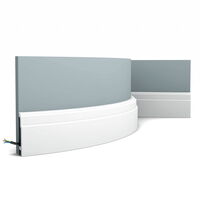 ORAC SX155 Sockelleiste - 200 x 2,5 x 10,8cm (VE = 28Mt)