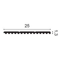 ORAC WX205 Wandpaneel 3D - 200 x 1,3 x 25cm (VE = 20Mt)