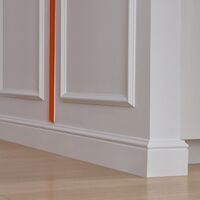 nmc FL2 WALLSTYL Sockelleiste - 2000 x 120 x 15 mm, Rad. ca. 20 cm (VE = 14m)