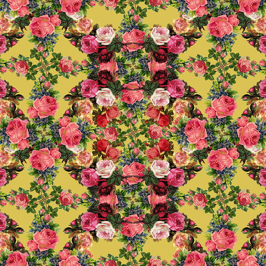REBEL WALLS 1222831DP Floral Frida - indiv. Digitaldruck, Motiv fortsetzbar