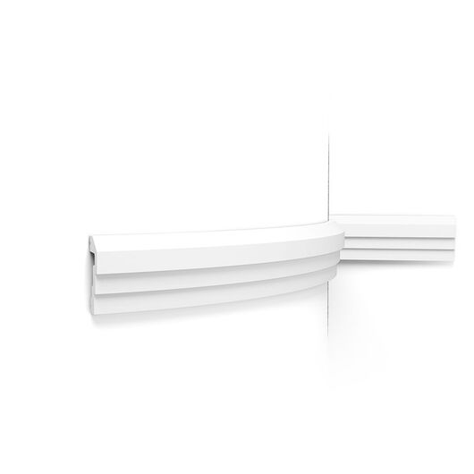 ORAC P7070 Wandleiste - 200 x 2,2 x 7,4cm (VE = 32Mt)