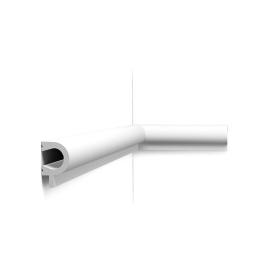 ORAC PX169 Wandleiste - 200 x 3,4 x 5,5cm (VE = 60Mt)