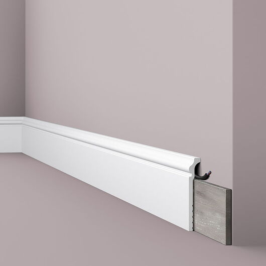 nmc CF3 WALLSTYL Abdecksockelleiste - 2000 x 120 x 22 mm (VE = 38m)