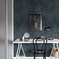 REBEL WALLS 1222871DP Fresco Wall, Blue - indiv. Digitaldruck, Motiv fortsetzbar
