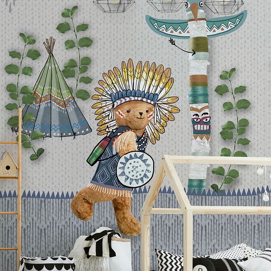 Kay&Liv - 1203104 - totem Wandbild Vlies - 4 Panels à 0,50m x 3,00