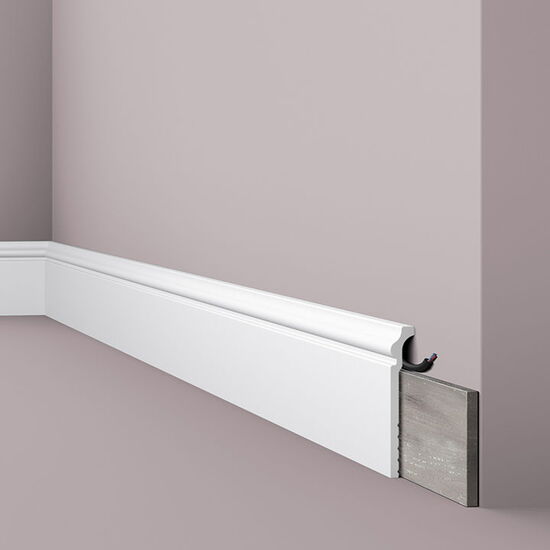 nmc CF3 WALLSTYL Abdecksockelleiste - 2000 x 120 x 22 mm (VE = 38m)