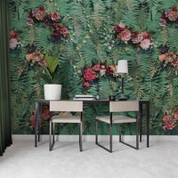 REBEL WALLS 1222847DP Unfading Flowers - indiv. Digitaldruck, Motiv fortsetzbar
