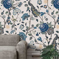 FLORAL UTOPIA 1266025 Wandbild, 4 Panele 0,5 x 2,8m (BxH) Vlies