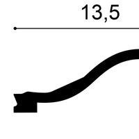 ORAC C331 Eckleiste - 200 x 13,5 x 6,4 cm (VE = 26m)