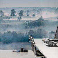 REBEL WALLS 1208767DP Morning Haze - indiv. Digitaldruck, Motiv fortsetzbar