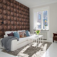 REBEL WALLS 1222696DP Leather Rhombs, Vintage - indiv. Digitaldruck, Motiv fortsetzbar