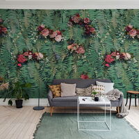 REBEL WALLS 1222847DP Unfading Flowers - indiv. Digitaldruck, Motiv fortsetzbar