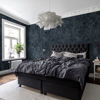 REBEL WALLS 1222901DP Twining Vines, Navy - indiv. Digitaldruck, Motiv fortsetzbar
