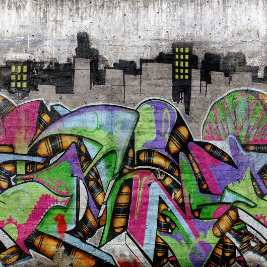 REBEL WALLS 1240348DP Concrete Art - indiv. Digitaldruck, Motiv fortsetzbar