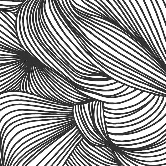 REBEL WALLS 1329964DP Opulence Lines, Graphite - indiv. Digitaldruck, Motiv fortsetzbar