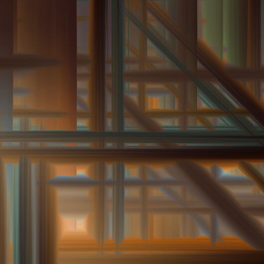 MUANCE DUSK 1340135DP - indiv. Digitaldruck - Tesseract glory