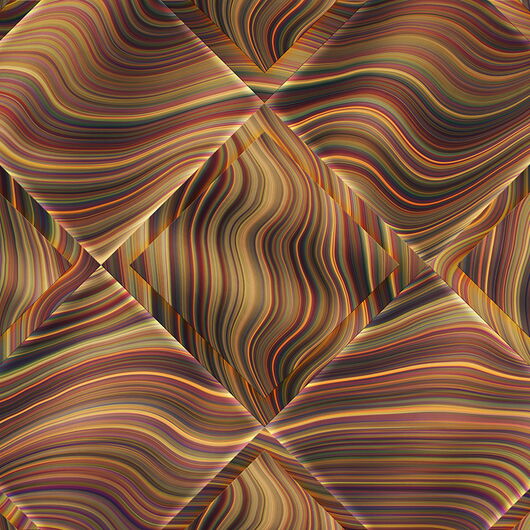 MUANCE DUSK 1340373DP - indiv. Digitaldruck - When patterns are warped