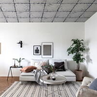 REBEL WALLS 1222490DP Tin Plates, Nebraska, White - indiv. Digitaldruck, Motiv fortsetzbar
