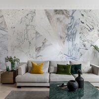 REBEL WALLS 1222593DP Big Diamond, Marble - indiv. Digitaldruck, Motiv fortsetzbar