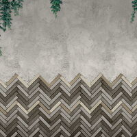 MUANCE COBALT 1260852DP - indiv. Digitaldruck - Fishbone Bricks