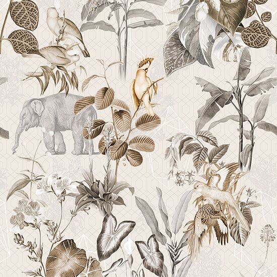 FLORAL UTOPIA 1266044 Wandbild, 4 Panele 0,5 x 2,8m (BxH) Vlies