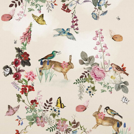 SOFIE & JUNAR 1266407 Wandbild, 4 Panels à 0,5 x 2,8m (BxH) Vlies