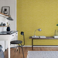 REBEL WALLS 1222839DP Rebel Dot, Papaya - indiv. Digitaldruck, Motiv fortsetzbar