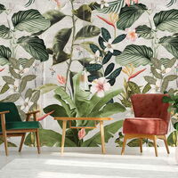 FLORAL UTOPIA 1266010 Wandbild, 4 Panele 0,5 x 2,8m (BxH) Vlies