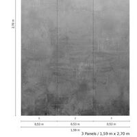 AMBIENTE 6022400 - 1,59 x 2,7m (BxH) - Vliesträger
