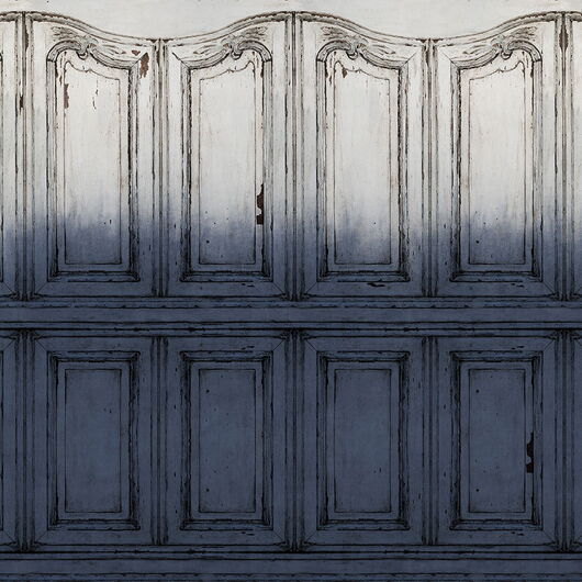 REBEL WALLS 1208844DP Parisian Panels, Dip Dye Blue - indiv. Digitaldruck, Motiv fortsetzbar