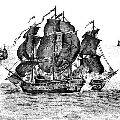 REBEL WALLS 1222741DP High Seas, Black - indiv. Digitaldruck, Motiv fortsetzbar