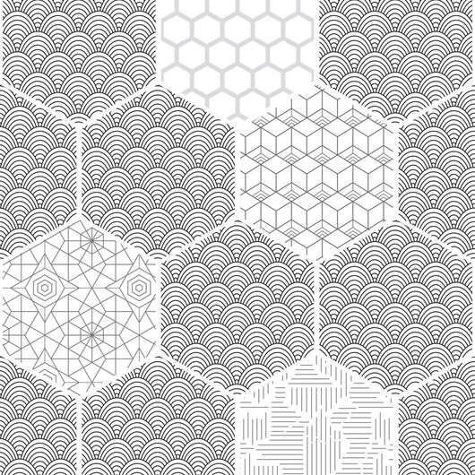 LIGHT & DARK 1227706 Vlies,  4 panels 0,50x280