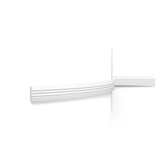 ORAC P5021 Wandleiste - 200 x 0,9 x 3,1cm (VE = 100Mt)