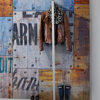 REBEL WALLS 1222432DP Steel Plates - indiv. Digitaldruck, Motiv fortsetzbar
