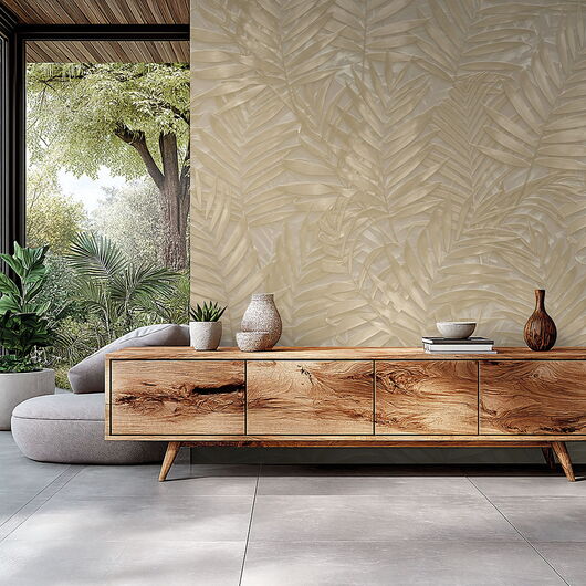 MUANCE IVORY 1375980DP - indiv. Digitaldruck - Palm Reverie