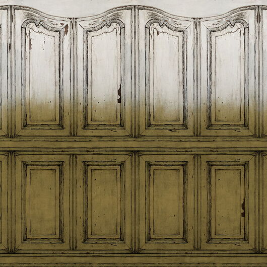REBEL WALLS 1208845DP Parisian Panels, Dip Dye Yellow - indiv. Digitaldruck, Motiv fortsetzbar